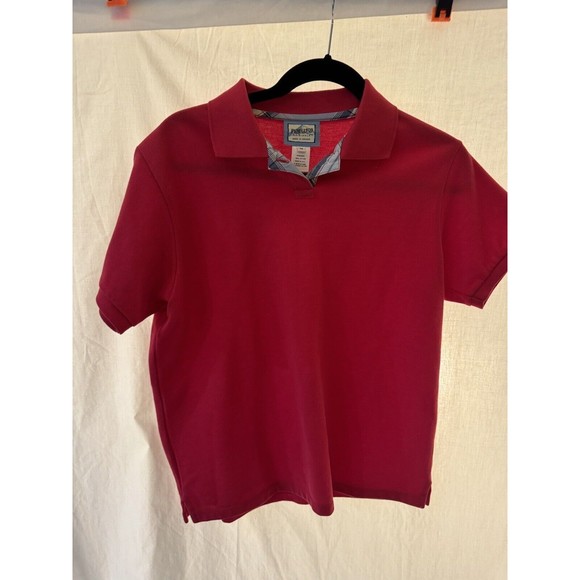 PENDLETON‎ Men's Red Short Sleeve Polo Shirt Size Medium - Picture 1 of 7